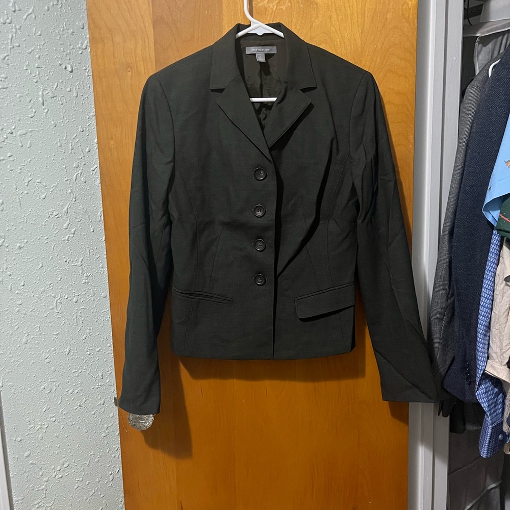 Ann Taylor Dark Green Women's Blazer